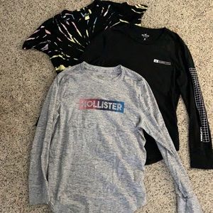Multiple -Hollister shirt and long sleeve bundle
